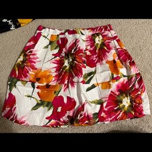 Arden B floral skirt